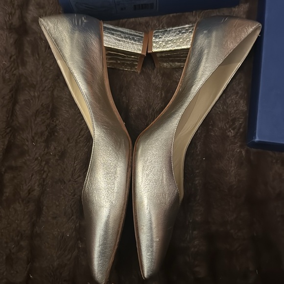 Sarah Flint Perfect Emma. Gold Nappa. Size 42 - Picture 2 of 5